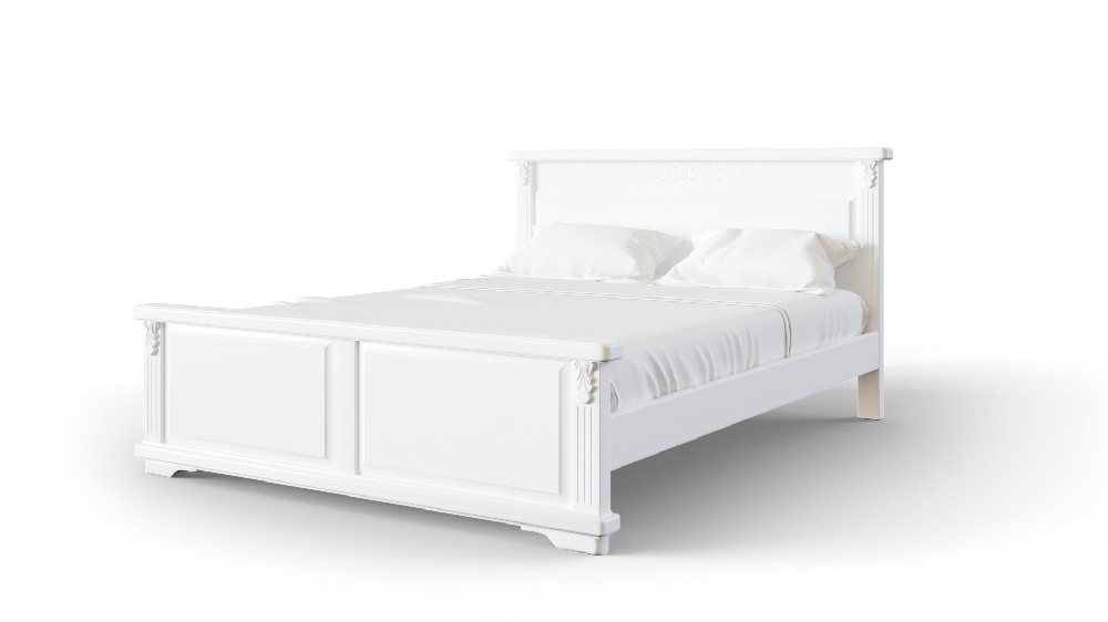 Кровать Дримлайн Палермо бук-белый 150х195
